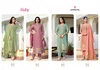 Ruby By Rangoon Organza Kurti With Bottom Dupatta
